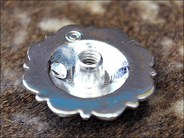 Western Screw Back Concho Crystal Berry Brown Saddle Bling Cowgirl