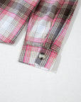 Harper Plaid Flap Up Shacket