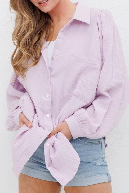 The Lisette Puff Sleeve Top
