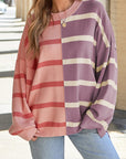 Araya Stripe Oversized Sweater
