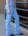 YOAKUM TROUSERS PURPLE POCKET