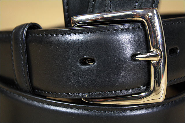 Black New Mens Durable Pure Leather Belt Removable Buckle
