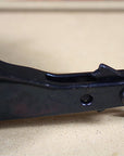 Hilason Black Steel Men Rodeo Spurs 5 Points Notched Rowels