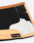 Hilason Western Wool Felt Horse Saddle Pad W/ Leather Along Boder