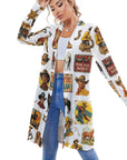 Vintage Cowboy Collage Western Lightweight Cardigan