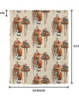 Saddle Print Window Curtain Drapes 52"x63" Made in America