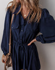 Kim Chest Pockets Tunic Shirt Mini Dress