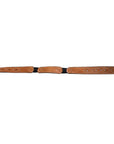 2"X36" Circle Y Off Billet Strap Medium Brown