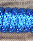 Hurricane Blue Weaver Tack Horse Poly Lead Rope W/ Solid Brass 225 Snap