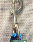 Black Turquoise Tan Weaver Tack Horse Poly Lead Rope W/ Solid Brass 225 Snap