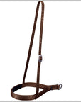Brown Weaver Western Tack Nylon Horse Noseband Nickel Plated Hardware