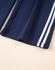 Varsity Stripe Crewneck Pullover and Sweatpants Set