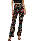 Colorful Aztec Flare Pants