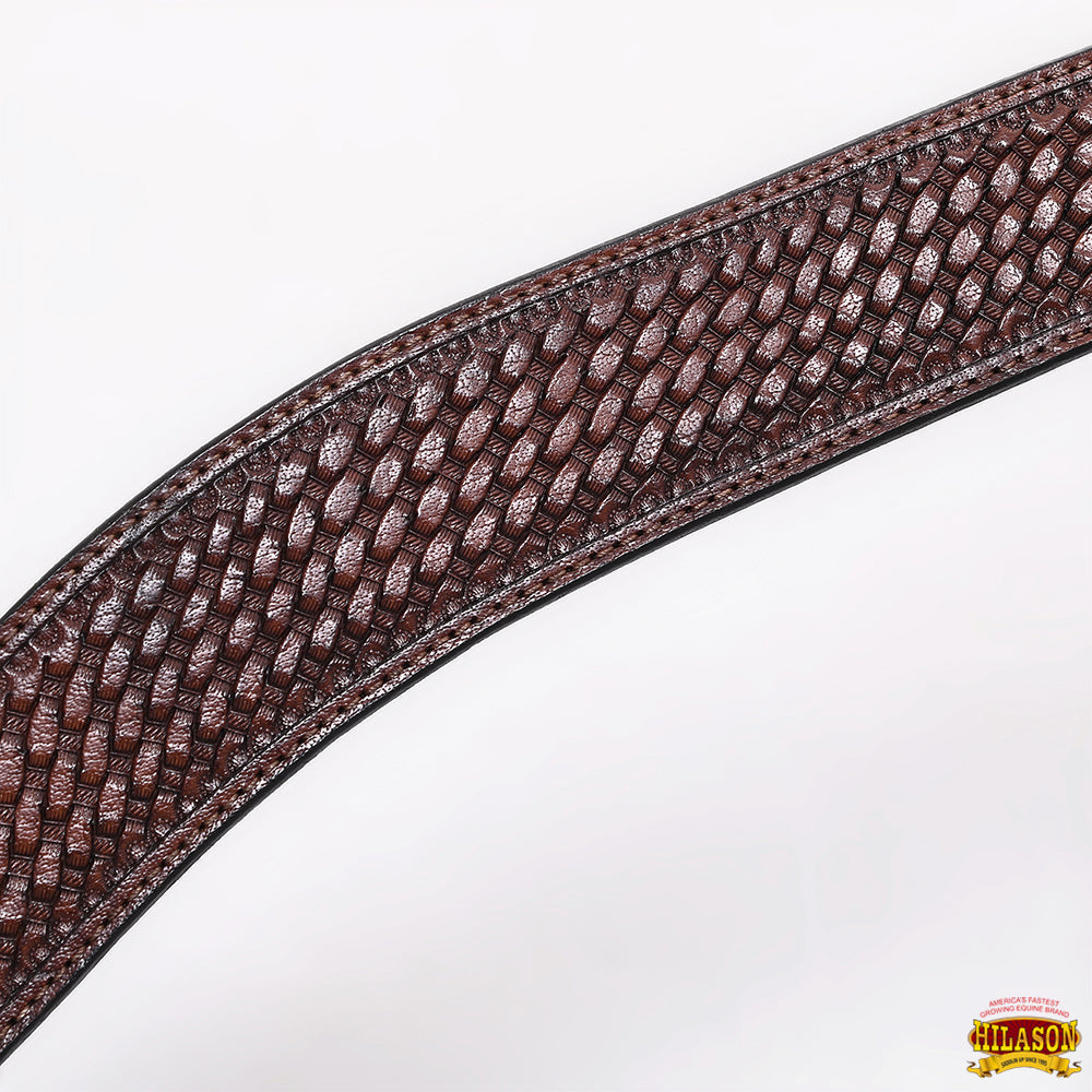 HILASON Western Horse Headstall Breast Collar Set Tack Genuine American Leather