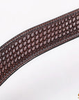 HILASON Western Horse Headstall Breast Collar Set Tack Genuine American Leather