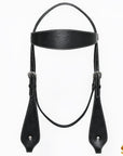 HILASON Western Horse Headstall Breast Collar Set Tack Genuine American Leather