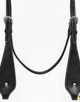 HILASON Western Horse Headstall Breast Collar Set Tack Genuine American Leather