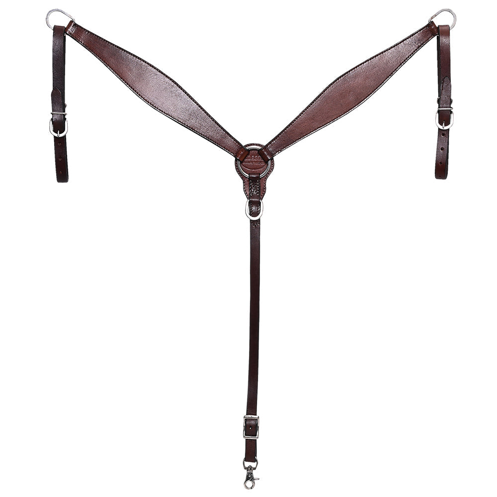 HILASON Western Horse Headstall Breast Collar Set Tack Genuine American Leather