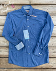 Ariat Men's Midnight Wrinkle Free Solid Pinpoint Oxford Classic Fit Shirt