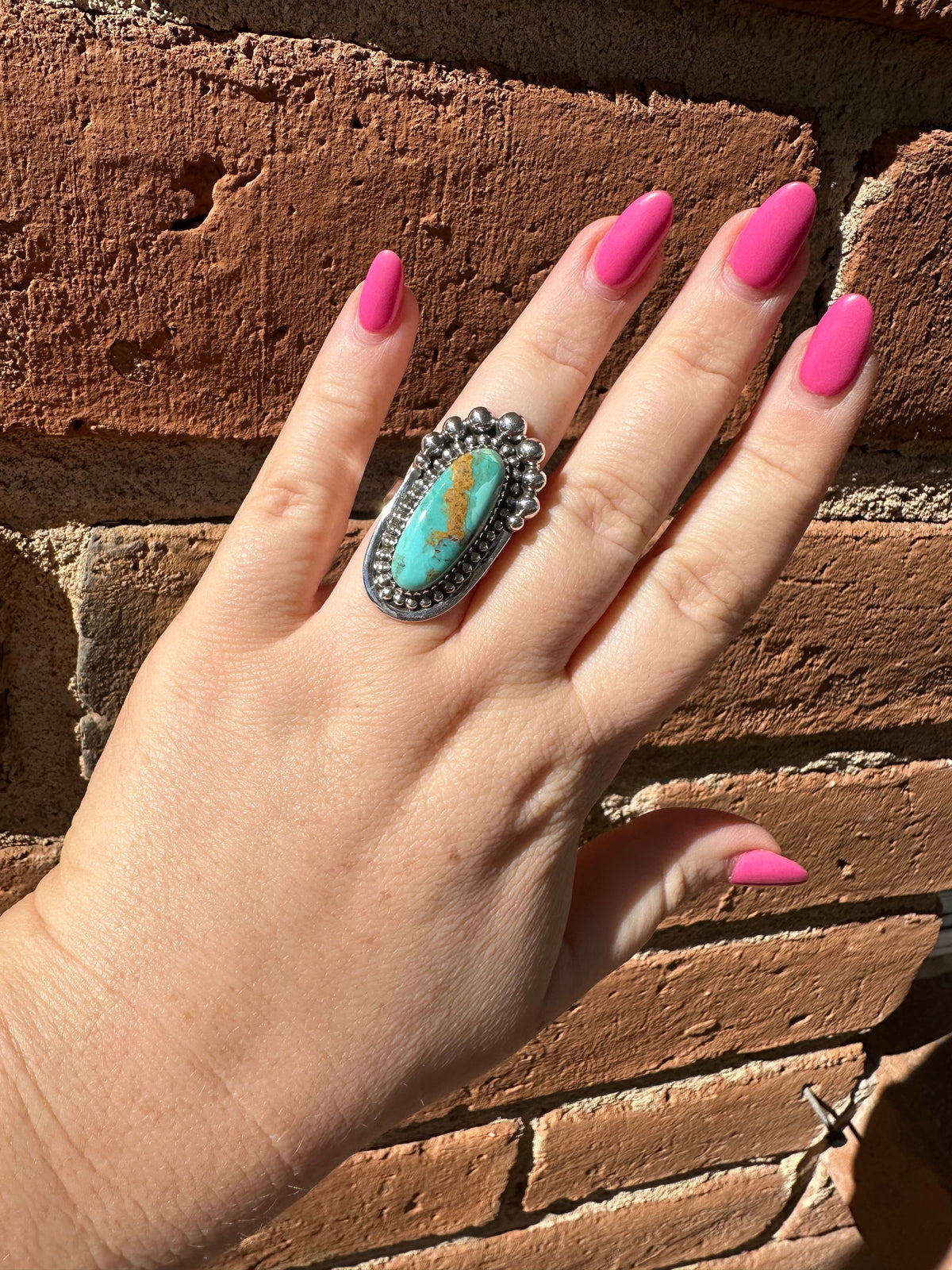 Handmade Turquoise & Sterling Silver Ring | Cassidy Collection