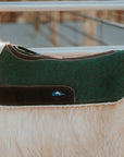 Forrest Green Luxe Pony Contoured Felt Top/Fleece Lined Saddle Pad