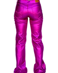 SIGNATURE TROUSERS - FUCHSIA METALLIC