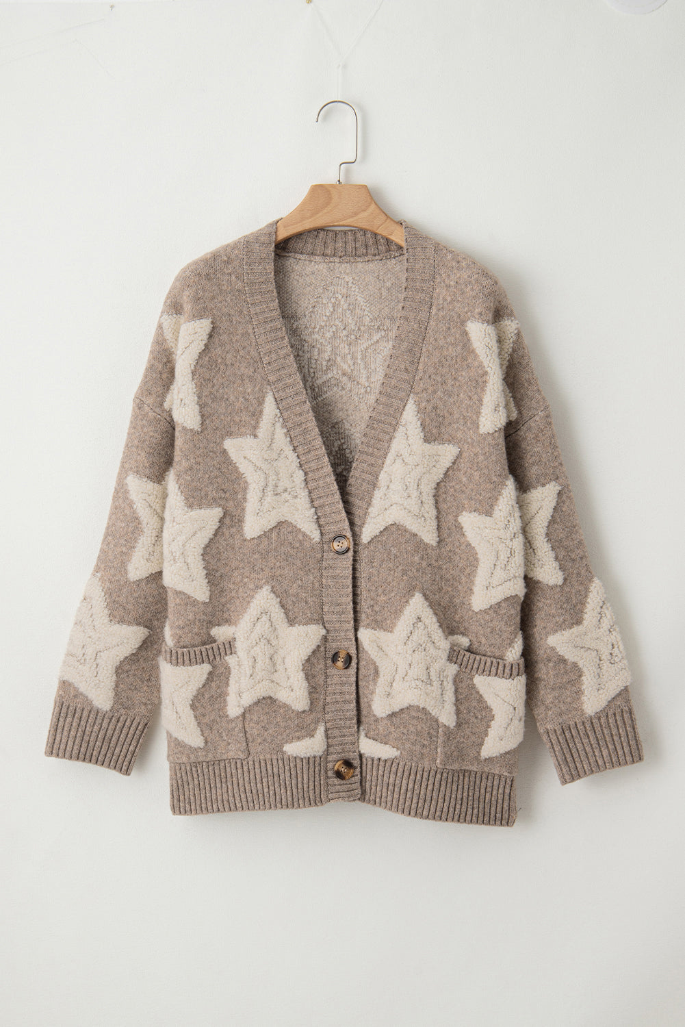 Star Cardigan with Pockets