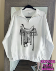 Saddle Quarter Zip