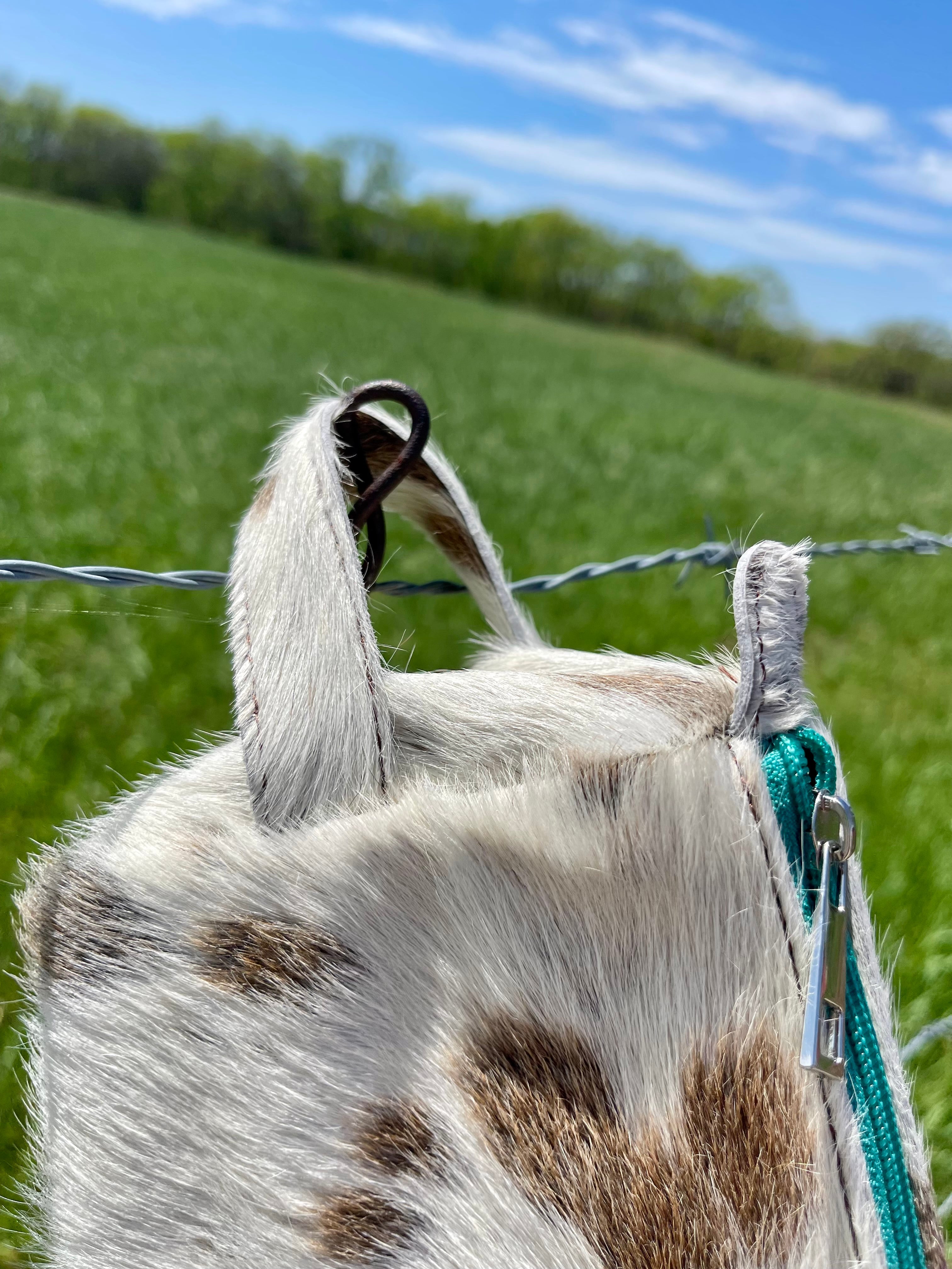 Cowhide Cosmetic Bag