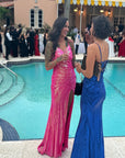 Royal Blue gala gown -clearance