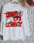 Tears Of a Cowboy TEE or CREWNECK
