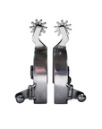 AJ Tack Men's Brushed Stainless Steel Spur