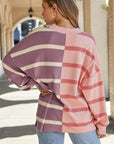 Araya Stripe Oversized Sweater