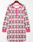 Avery Pattern Henley Pajama Dress