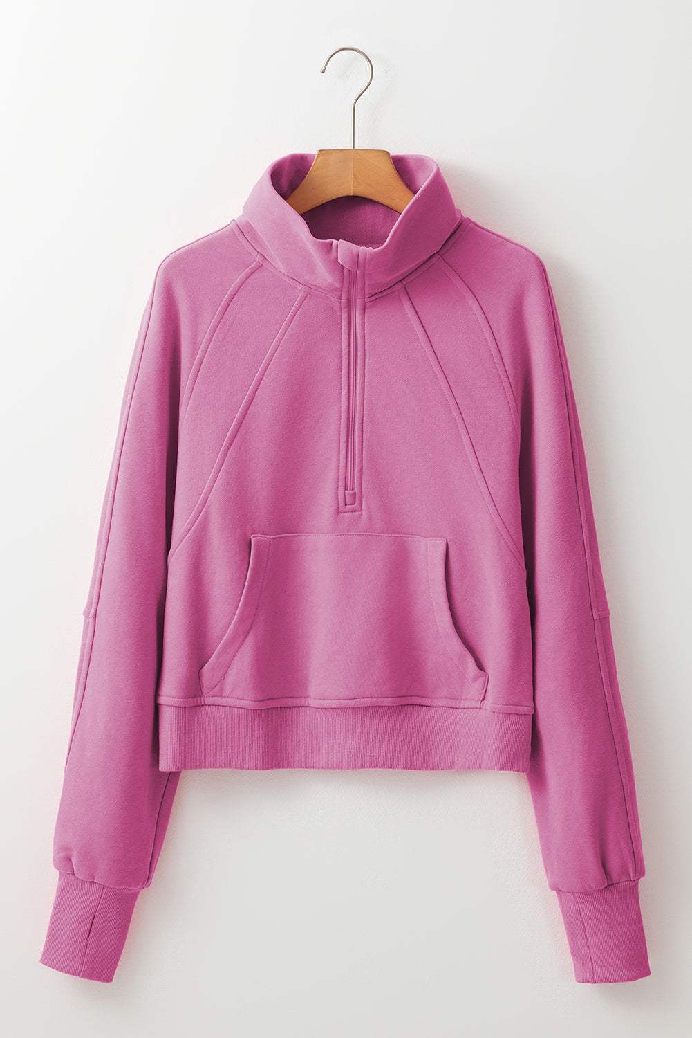 Fleece Lined Zip-Up Sweatshirt