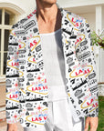 Yeehaw Cowboy Vegas Mens Western Blazer