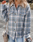 Madison Cuffs Patchwork Plaid Shirt