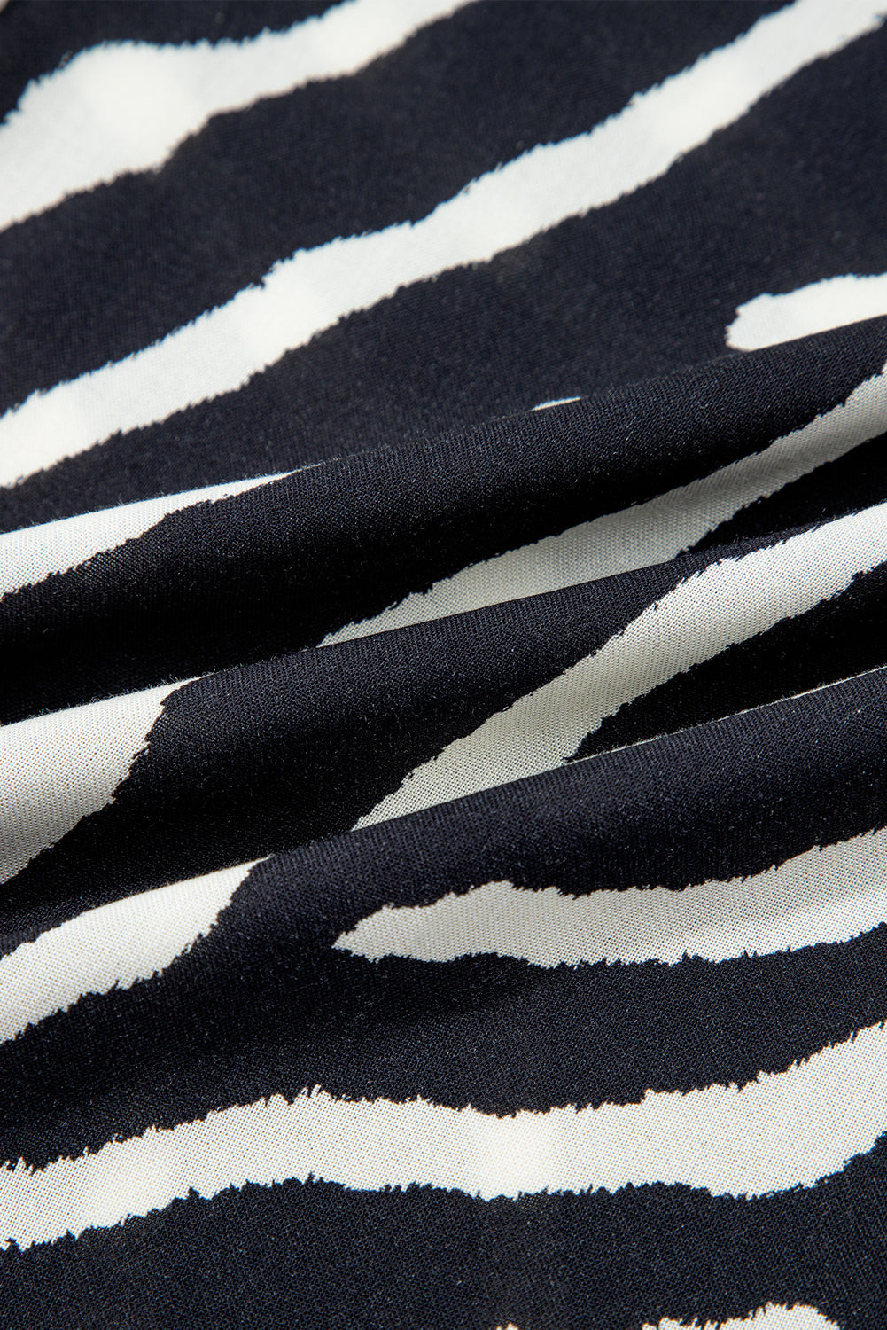 Zebra Stripe Wide Leg Pants