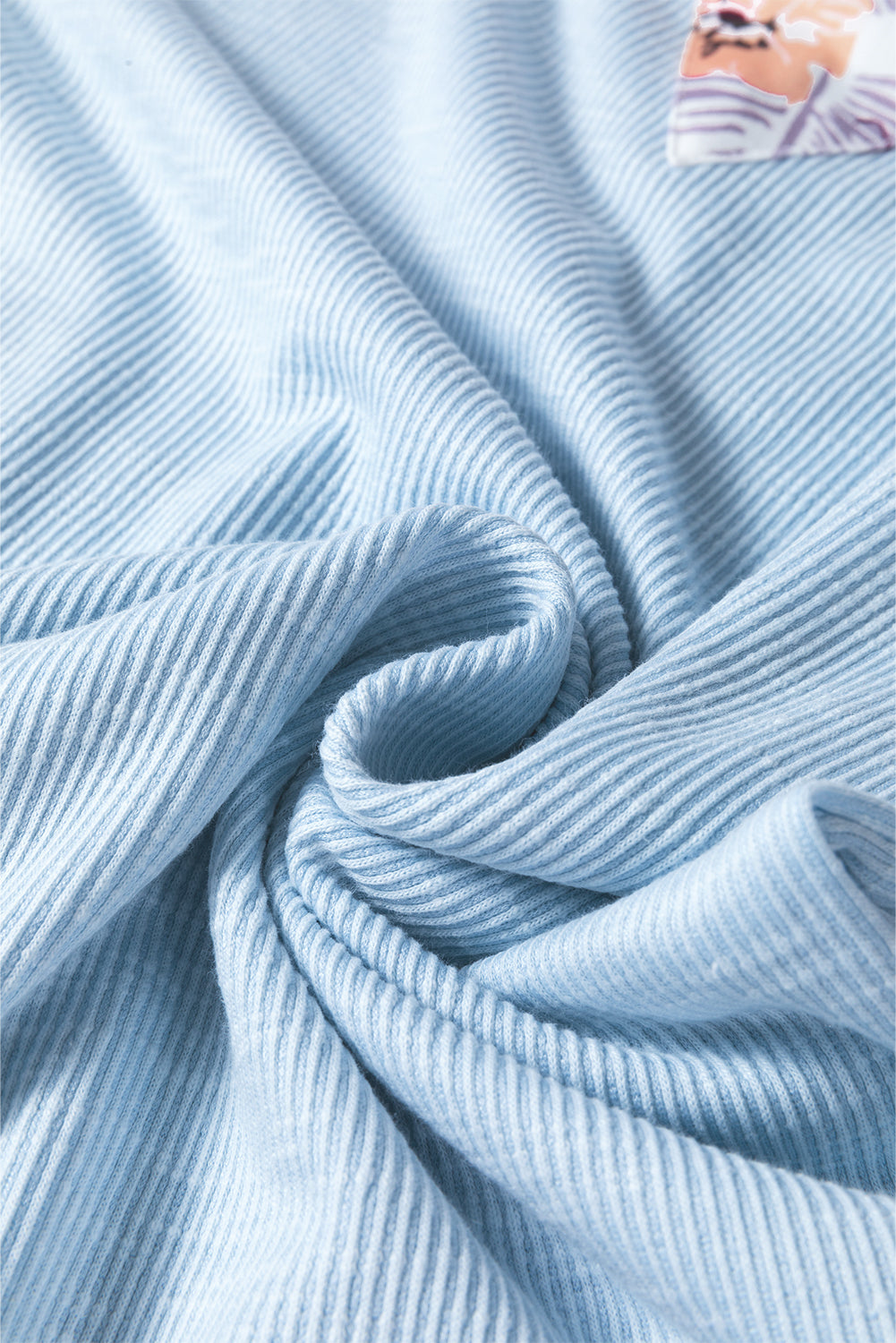 Floral Patchwork Balloon Sleeve Textured Blouse