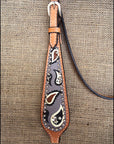 HILASON Western Horse Leather Headstall & Breast Collar Set Tan