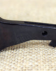 Hilason Black Steel Men Rodeo Spurs 15 Degree Offset