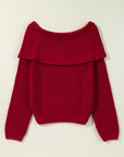 Eleanor the Shoulder Knit Sweater