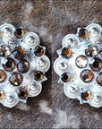 Brown Crystal Berry Headstall Saddle Bling Cowgirl Hilason
