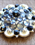 Black Crystals Berry Silver Bling Headstall Saddle