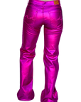 SIGNATURE TROUSERS - FUCHSIA METALLIC