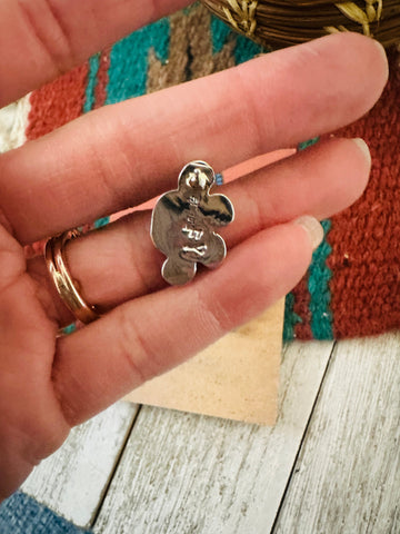 Navajo Turquoise & Sterling Silver Cluster Post Earrings