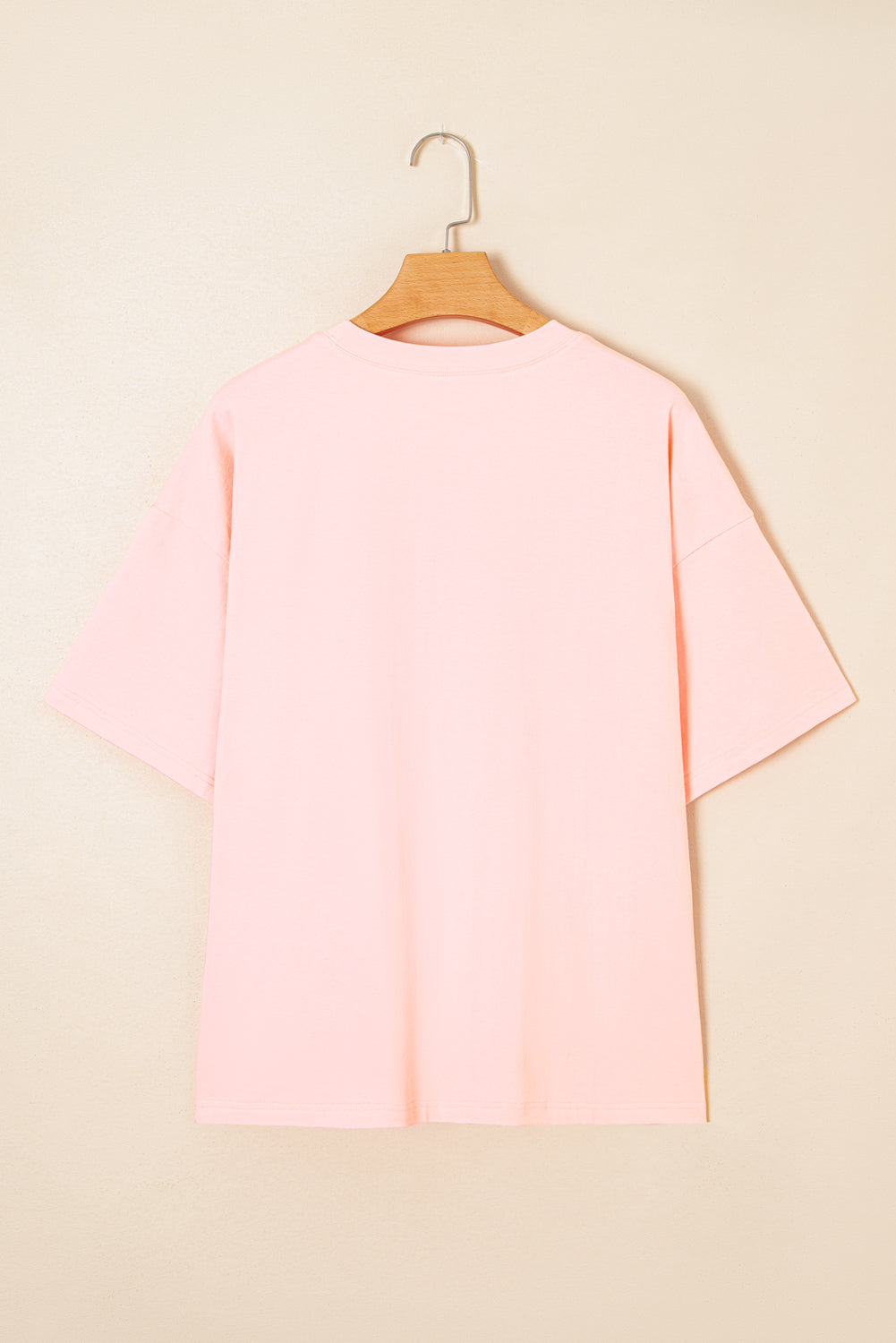 Plus Size Star Eyelet Knit Patchwork T-Shirt