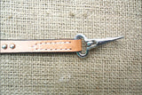 28" Hilason Western Horse Roping Tie Down Strap Snap Tan Silver Spot