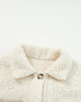 Olivia Single Breasted Teddy Coat