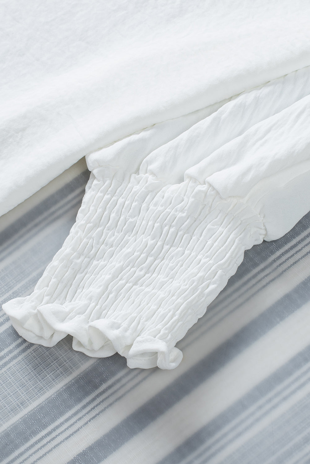 Alessia Smocked Wrist Shift Top